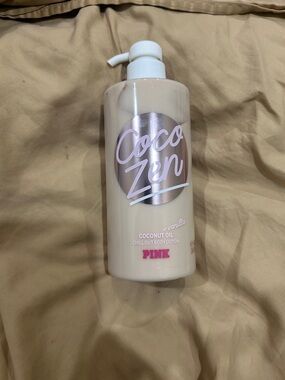 PINK Victoria's Secret Coco Zen Coconut Oil Chill Out Body Lotion - Cream & Pink